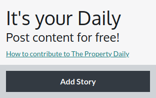 The Property - Your Daily pane with add story button