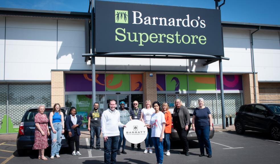 Barratt Developments Yorkshire West spend day with Barnardos for Donate a Day activity