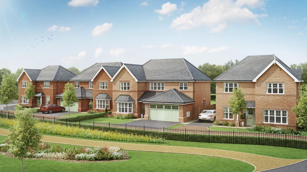 A CGI of Anwyl homes similar to those coming soon at Parr Meadows in Eccleston