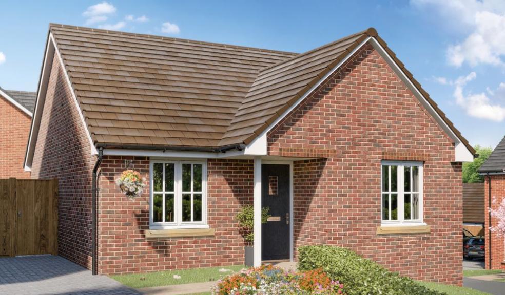 A CGI of the Haywood-bungalow from Elan Homes at Three Js in Abberley