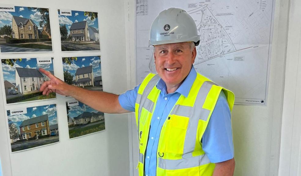 Award-winning project manager Dave Wiggins is overseeing construction of new homes in Sampford Peverell