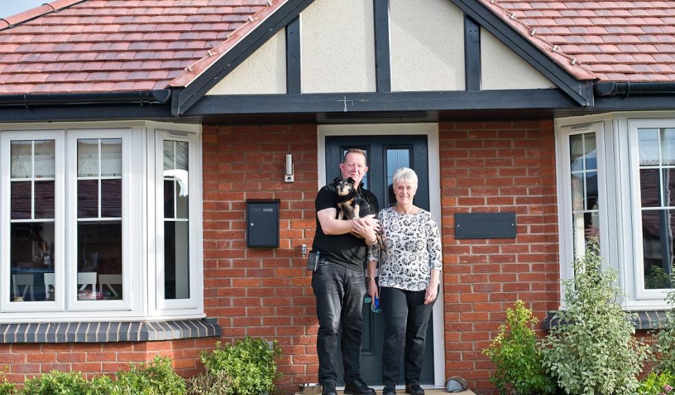 Sarah and Tony Cook have relocated to a new Edenstone home at St Mary’s Garden Village