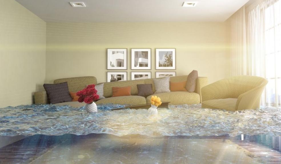 House flooded with water
