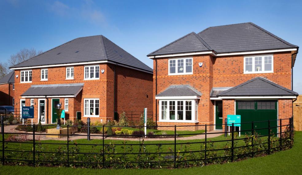 The Anwyl show homes at Mill Green in Warton, where the final countdown is now underway