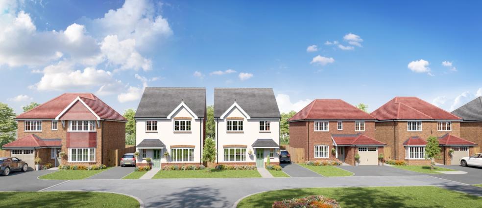 New Chester homes launch this month property Deva Green Anwyl Homes