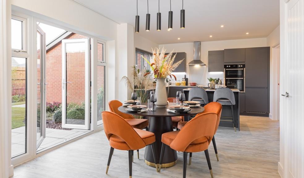 The Pippins show home The open plan dining kitchen