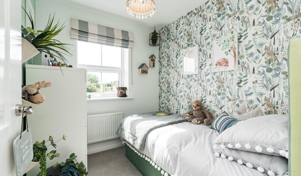 The show home at Redwood Gardens includes a woodland themed child’s bedroom