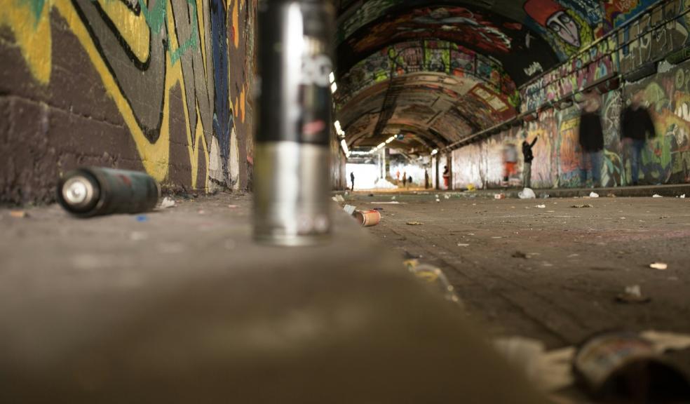 London graffiti tunnel