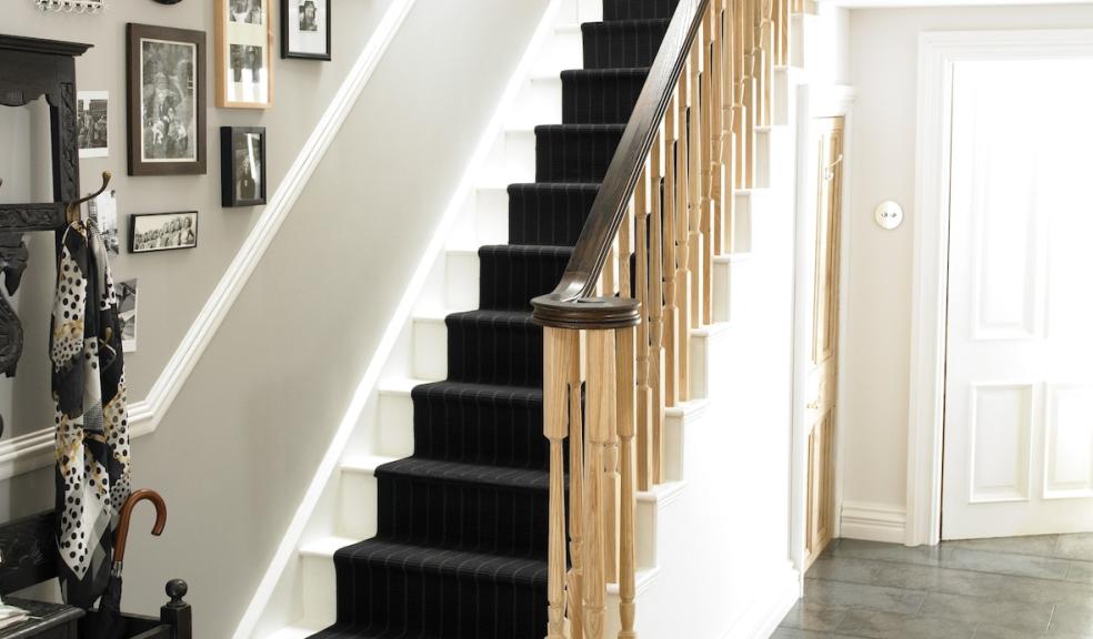 Black stairs and hallway trend Black stairs and hallway trend