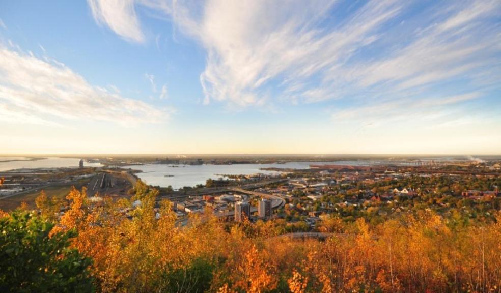 Sunrise over Duluth