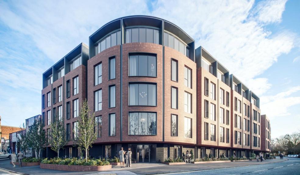 An impression of the Victor OT scheme in Old Trafford An impression of the apartment development