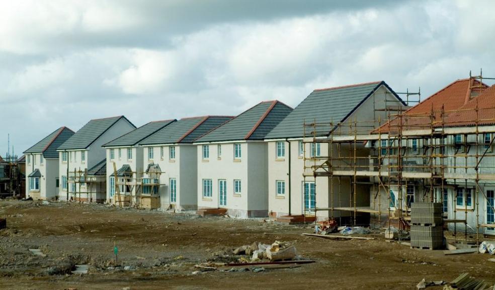 New homes in England reaching the market halves