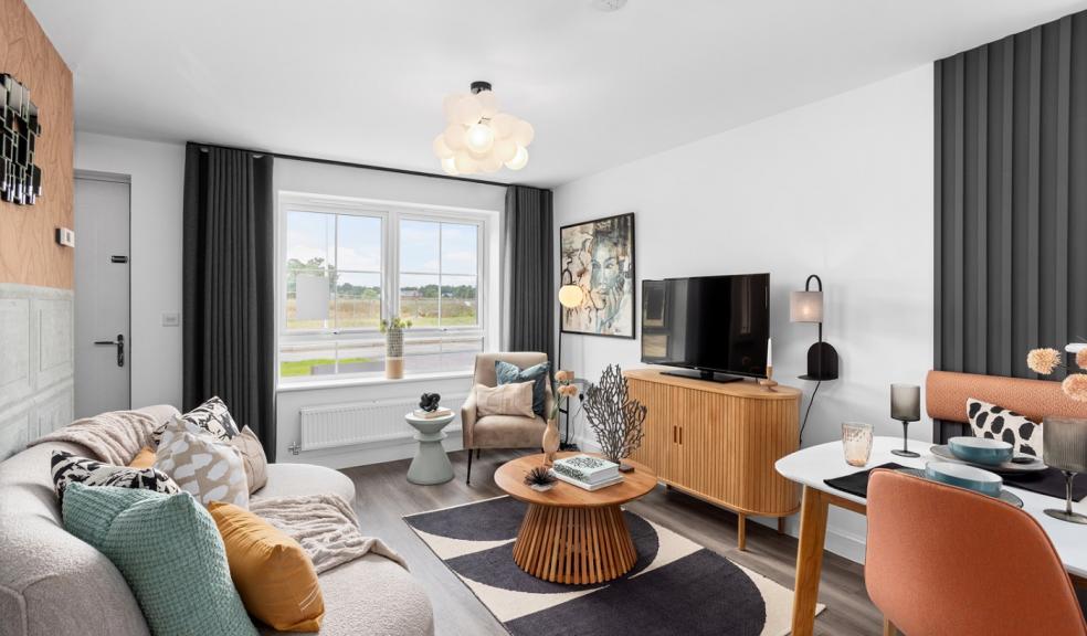 Living Room, Ashlawn Rise Show Home