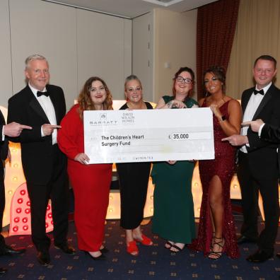 Barratt Developments Yorkshire East hosted annual Red Ball for charity of the year