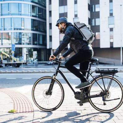Cycling to work 