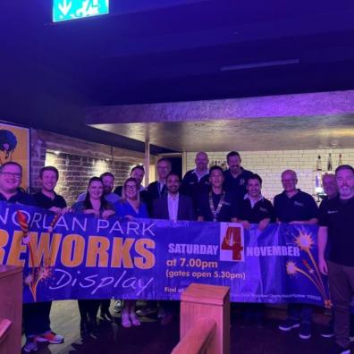 Dandara sponsors Dunorlan Park fireworks 