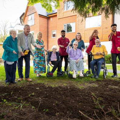 Hawkhurst House Care Home Seed Bomb donation