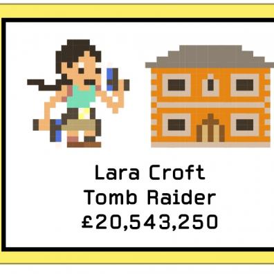 Lara Croft owns gaming characters most expensive property