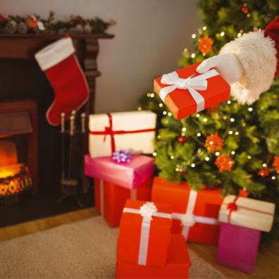 Santa delivers more presents