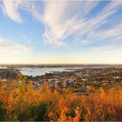 Sunrise over Duluth