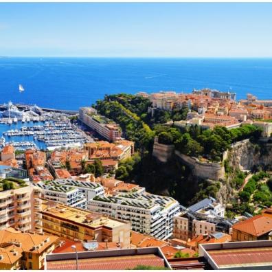 View of the Harbour and Princes Palace of Monaco