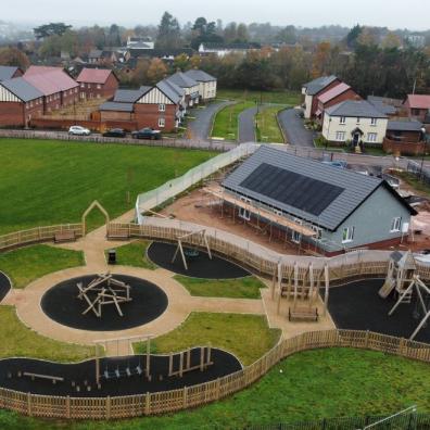 The new community hub at St Mary's Garden Village